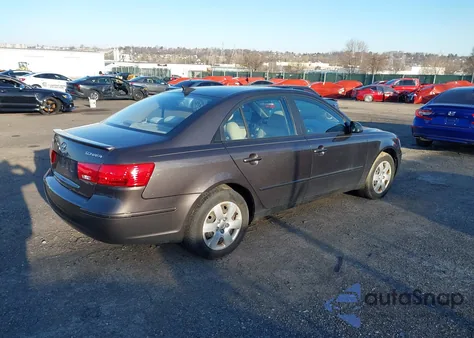2010 Hyundai Sonata Gls z USA, uszkodzony, nr VIN 5NPET4AC5AH617783